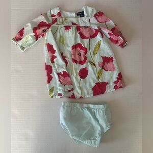 Baby Gap Girls’ Floral Tunic with Matching Blue Bloomers